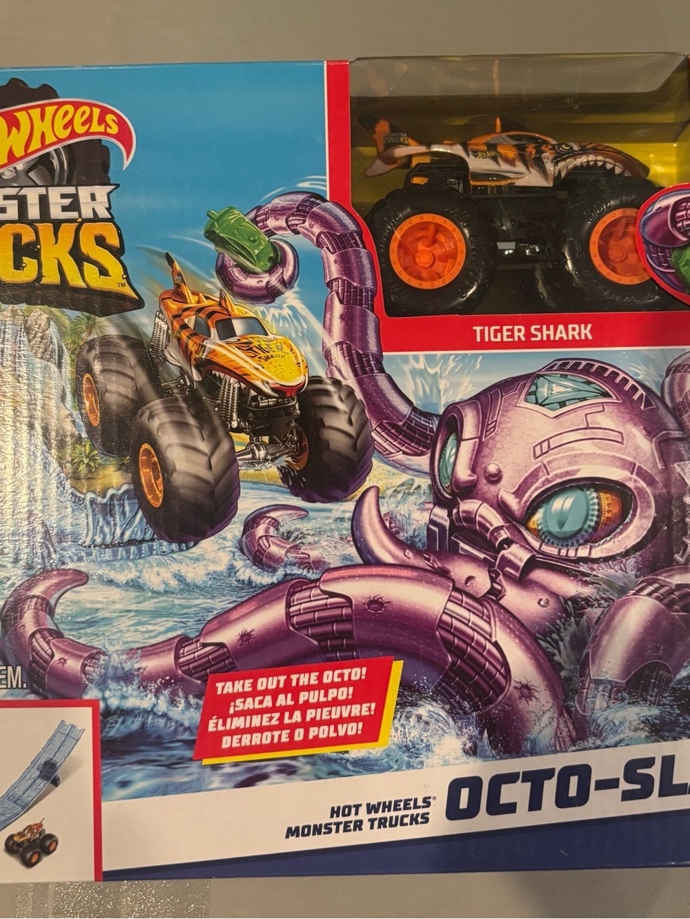 Hot Wheels Tiger Shark Monster Truck - Orange and Black